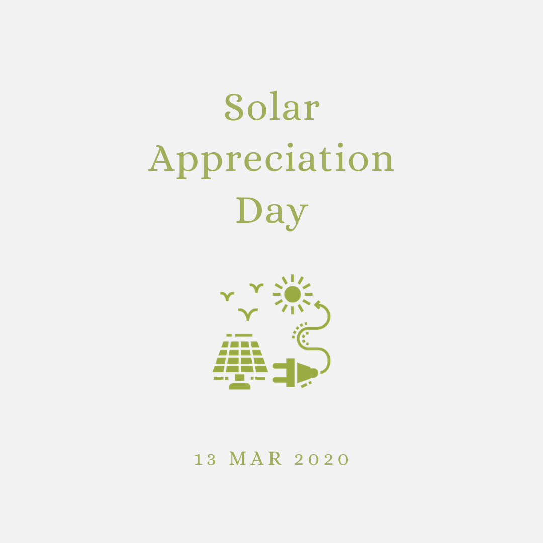 2020 [03] Solar Appreciation Day
