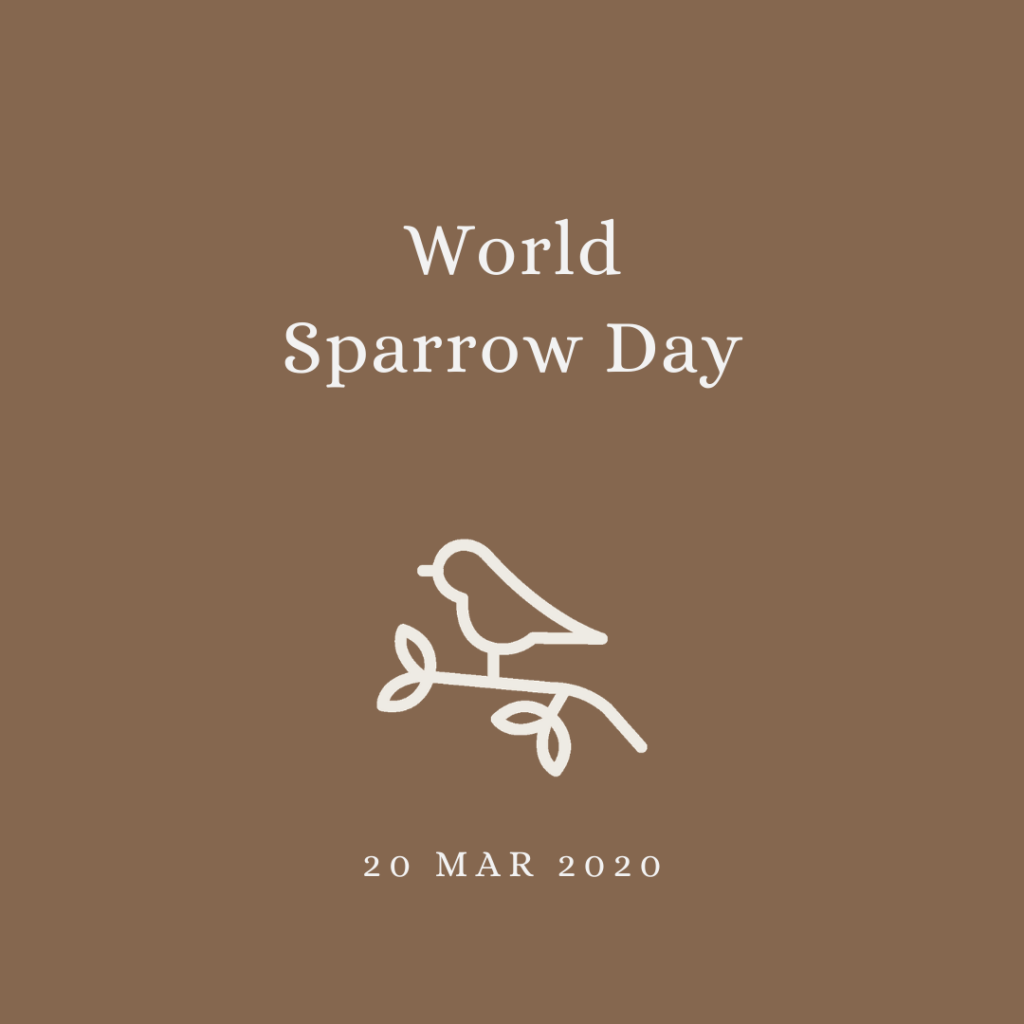 2020 [03] World Sparrow Day